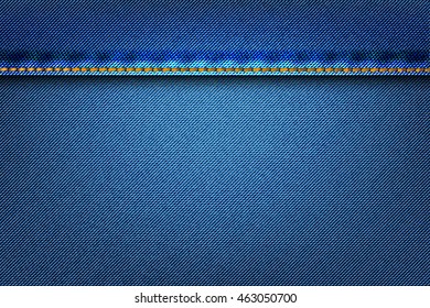 Abstract jean denim texture fabric as background. Vector Illustration. EPS10.