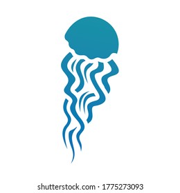 Abstract Jellyfish Logo Design Template