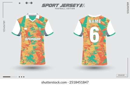 Abstract jersey pattern for sports, ready to print in HD quality