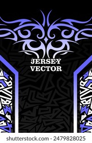 abstract jersey vector for sport sublimation background