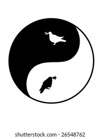 abstract jing-jang