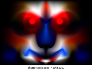 abstract joker background vector