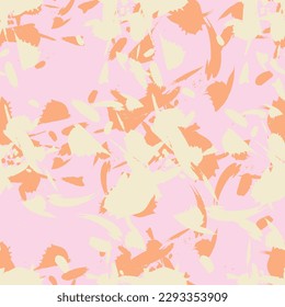 Abstract jungle colour  as seamless pattern. Suit for textile, illustration, fabric print, wallpaper.