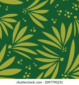 Abstract jungle inspired repeat pattern artwork.