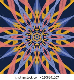Abstract kaleidoscope background. Beautiful kaleidoscope seamless pattern. Multicolor mosaic texture. Seamless kaleidoscope texture. Unique kaleidoscope design
