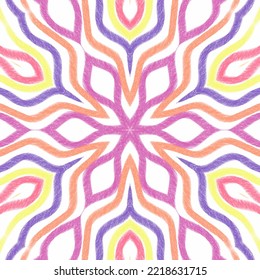 Abstract kaleidoscope background. Beautiful kaleidoscope seamless pattern. Multicolor mosaic texture. Seamless kaleidoscope texture. Unique kaleidoscope design
