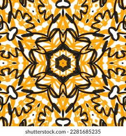 Abstract kaleidoscope background. Beautiful kaleidoscope seamless pattern. Multicolor mosaic texture. Seamless kaleidoscope texture. Unique kaleidoscope design
