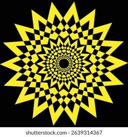 Abstract kaleidoscope background Beautiful kaleidoscope seamless pattern