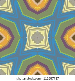 Abstract kaleidoscope background . Vector illustration