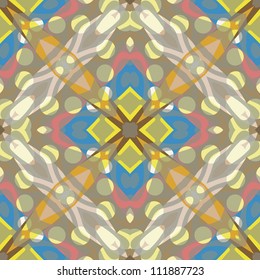 Abstract kaleidoscope background . Vector illustration