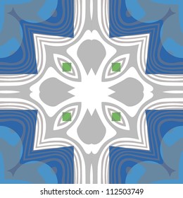 Abstract kaleidoscope background . Vector illustration