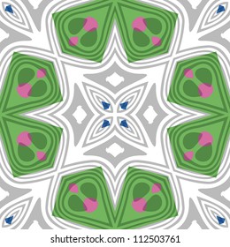 Abstract kaleidoscope background . Vector illustration