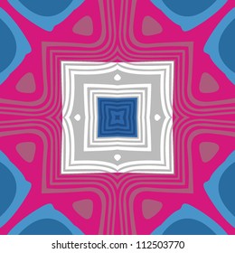 Abstract kaleidoscope background . Vector illustration