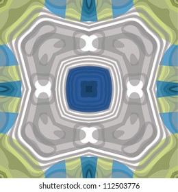 Abstract kaleidoscope background . Vector illustration