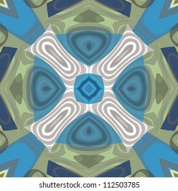Abstract kaleidoscope background . Vector illustration