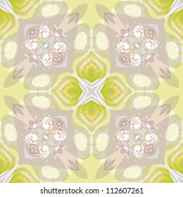 Abstract kaleidoscope background . Vector illustration .