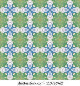 Abstract kaleidoscope background . Vector illustration .