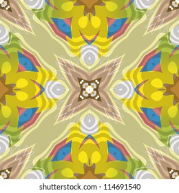 Abstract kaleidoscope background . Vector illustration .
