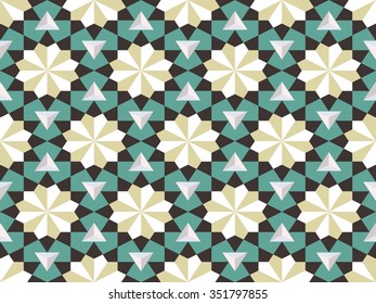 Abstract kaleidoscope background.Vector illustration.
