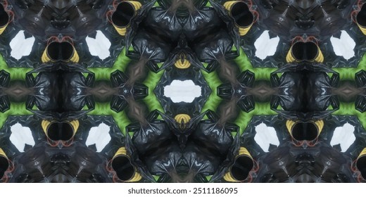 Abstract kaleidoscope pattern, featuring bright abstract shapes, beautiful multicolored kaleidoscope textures, ideal for digital art or prints, as well as dynamic and unique digital designs.