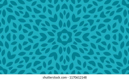 Abstract Kaleidoscope Pattern. Modern Shape. Endless Vector.