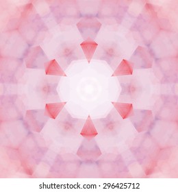 Abstract kaleidoscopic pattern. Seamless tiles with symmetrical pattern. Colorful background template for different design uses.