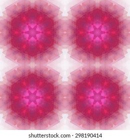 Abstract kaleidoscopic pattern. Seamless tiles with symmetrical pattern. Colorful background template for different design uses.