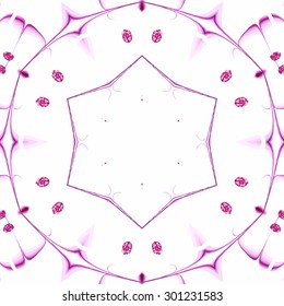 Abstract kaleidoscopic pattern. Seamless tiles with symmetrical pattern. Colorful background template for different design uses.