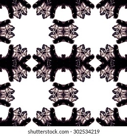 Abstract kaleidoscopic pattern. Seamless tiles with symmetrical pattern. Colorful background template for different design uses.