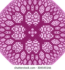 Abstract kaleidoscopic pattern. Seamless tiles with symmetrical pattern. Colorful background template for different design uses.