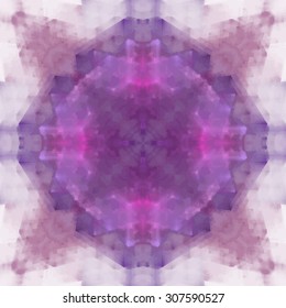 Abstract kaleidoscopic pattern. Seamless tiles with symmetrical pattern. Colorful background template for different design uses.