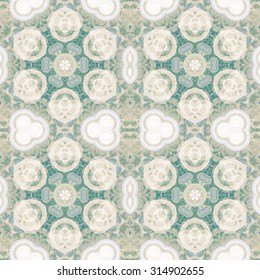 Abstract kaleidoscopic pattern. Seamless tiles with symmetrical pattern. Colorful background template for different design uses.
