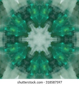 Abstract kaleidoscopic pattern. Seamless tiles with symmetrical pattern. Colorful background template for different design uses.