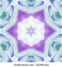 Abstract kaleidoscopic pattern. Seamless tiles with symmetrical pattern. Colorful background template for different design uses.