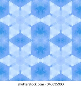 Abstract kaleidoscopic pattern. Seamless tiles with symmetrical pattern. Colorful background template for different design uses.