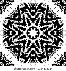 Abstract kaleidoscopic seamless pattern.