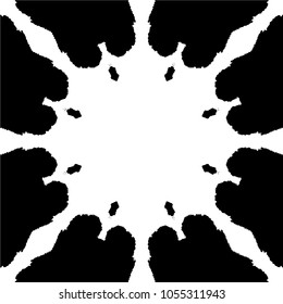 Abstract kaleidoscopic seamless pattern.