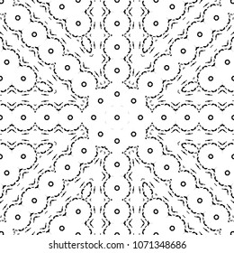Abstract kaleidoscopic seamless pattern.