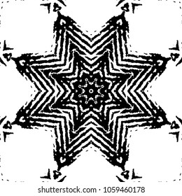 Abstract kaleidoscopic seamless pattern.vector