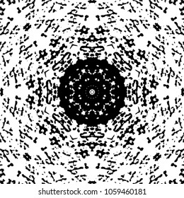 Abstract kaleidoscopic seamless pattern.vector