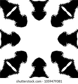 Abstract kaleidoscopic seamless pattern.vector