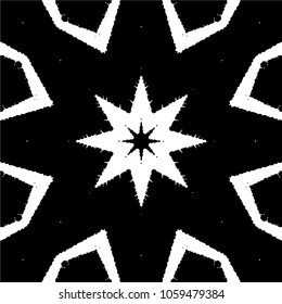 Abstract kaleidoscopic seamless pattern.vector