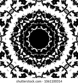 Abstract kaleidoscopic seamless pattern.vector