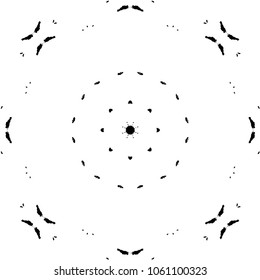 Abstract kaleidoscopic seamless pattern.vector