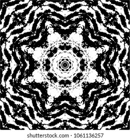 Abstract kaleidoscopic seamless pattern.vector
