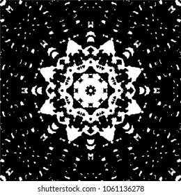 Abstract kaleidoscopic seamless pattern.vector