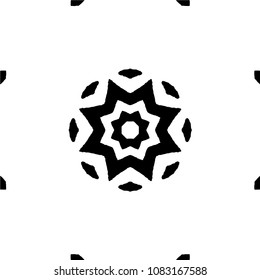 Abstract kaleidoscopic seamless pattern.vector