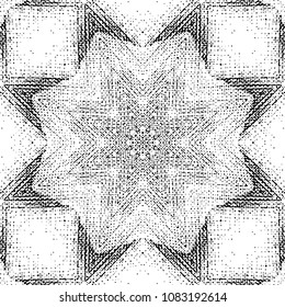 Abstract kaleidoscopic seamless pattern.vector