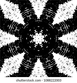 Abstract kaleidoscopic seamless pattern.vector