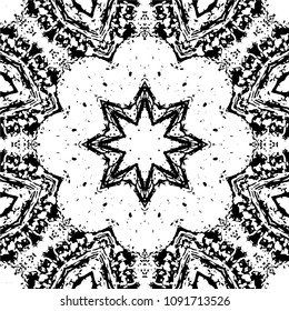 Abstract kaleidoscopic seamless pattern.vector